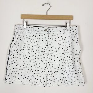 Lohla Starry Golf Skort white, black stars